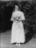 Peggy Jones on her wedding day in 1954
